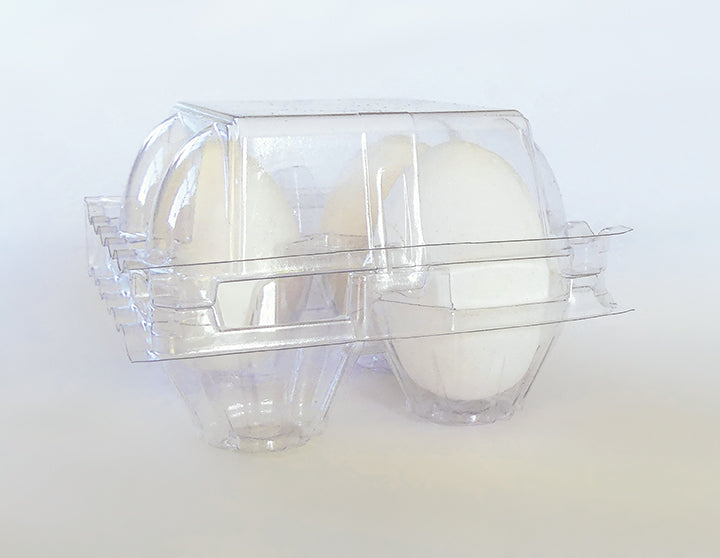 Emballage d'œufs en PET, paquet de 4