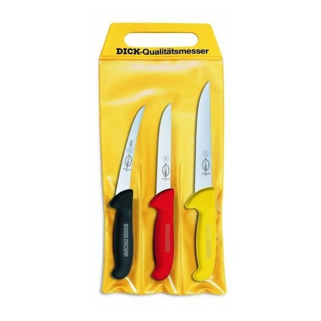 Ensemble de couteaux Dick 3 pièces, maître boucher