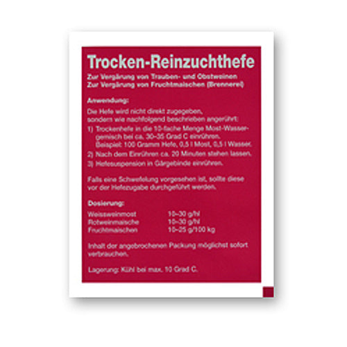 Trockenhefe 111 weiss 20g