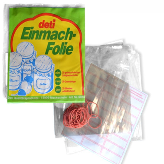 Einmachfolien Set