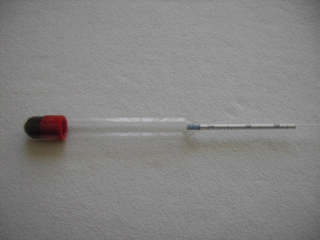 Alcoomètre 0-25 Vol sans thermomètre
