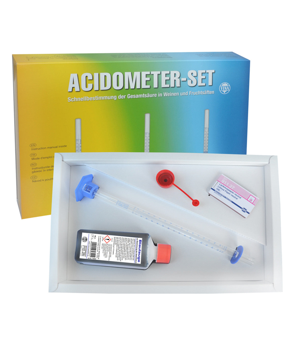 Ensemble d'acidomètre