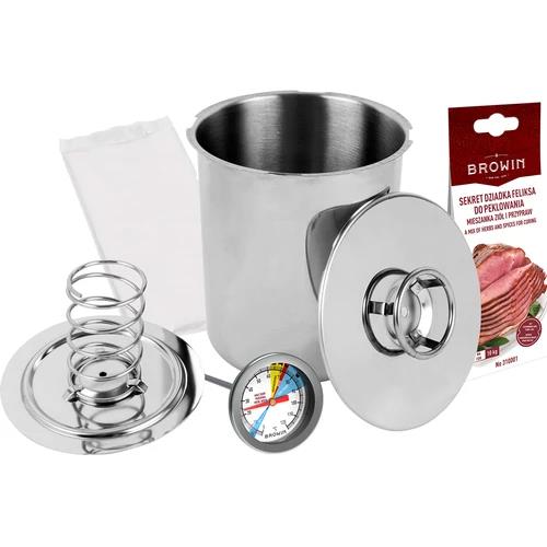 Stampo per prosciutto cotto con termometro 3,0 kg