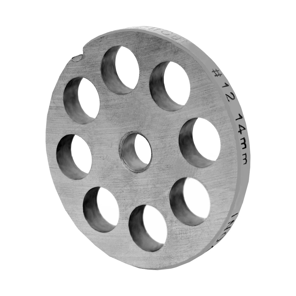 Stainless steel perforated disc size 10, various holes