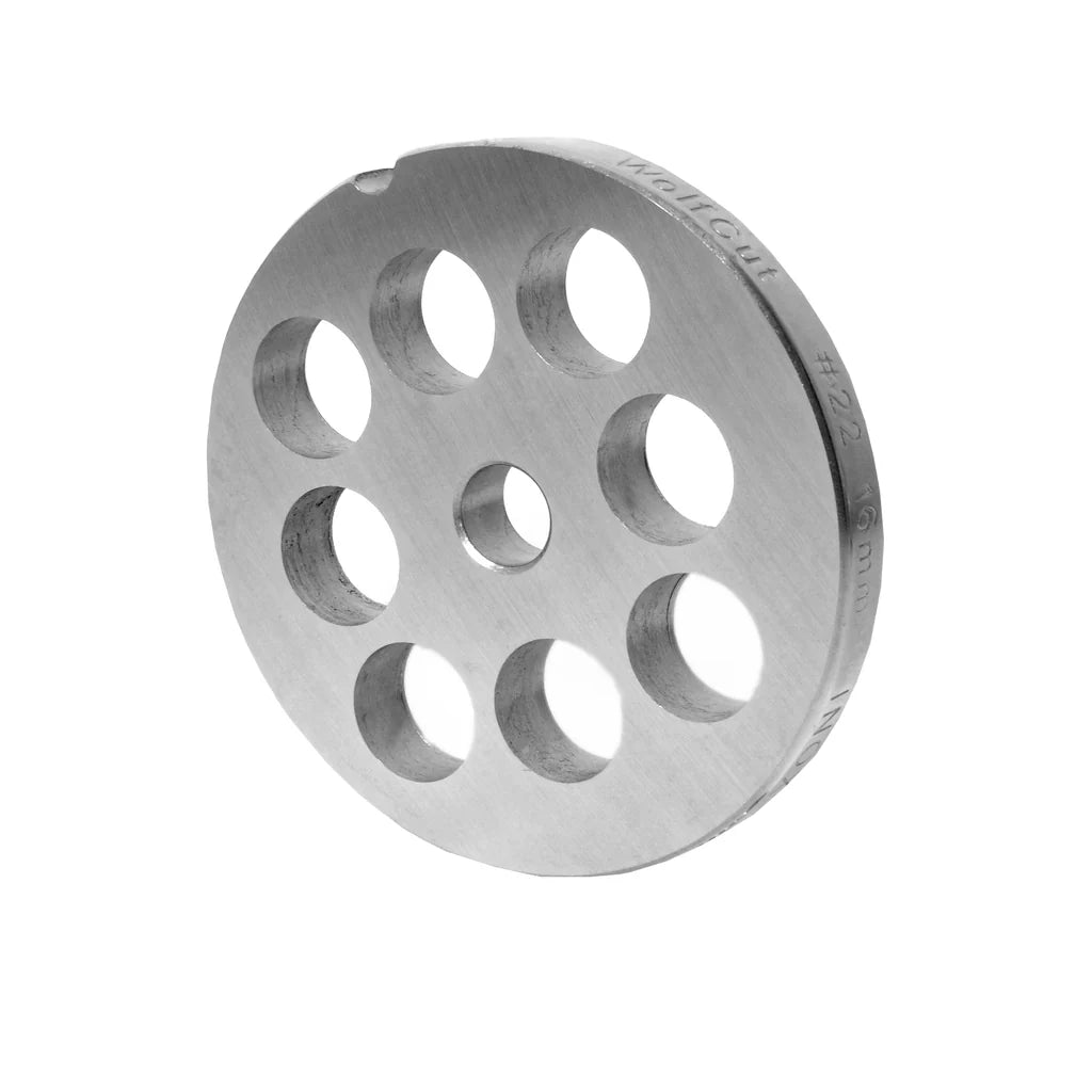 Stainless steel perforated disc size 22, various holes