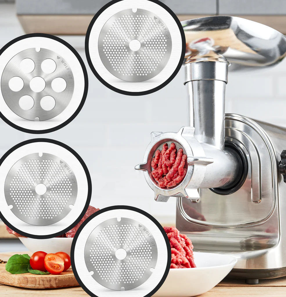 Stainless steel perforated disc size 8, various holes