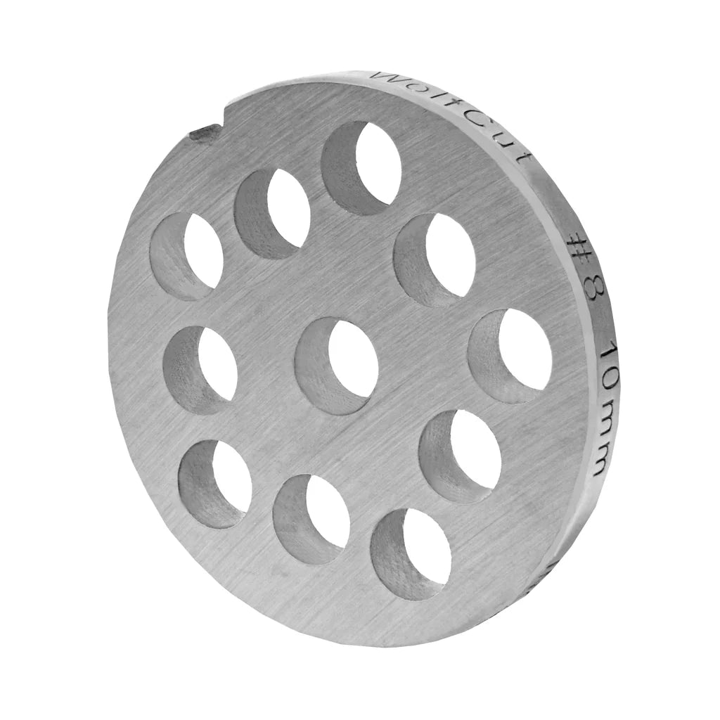 Stainless steel perforated disc size 8, various holes