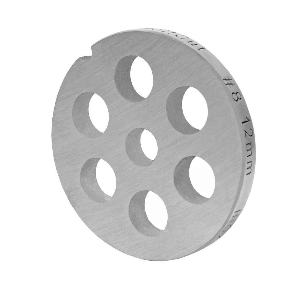 Stainless steel perforated disc size 8, various holes