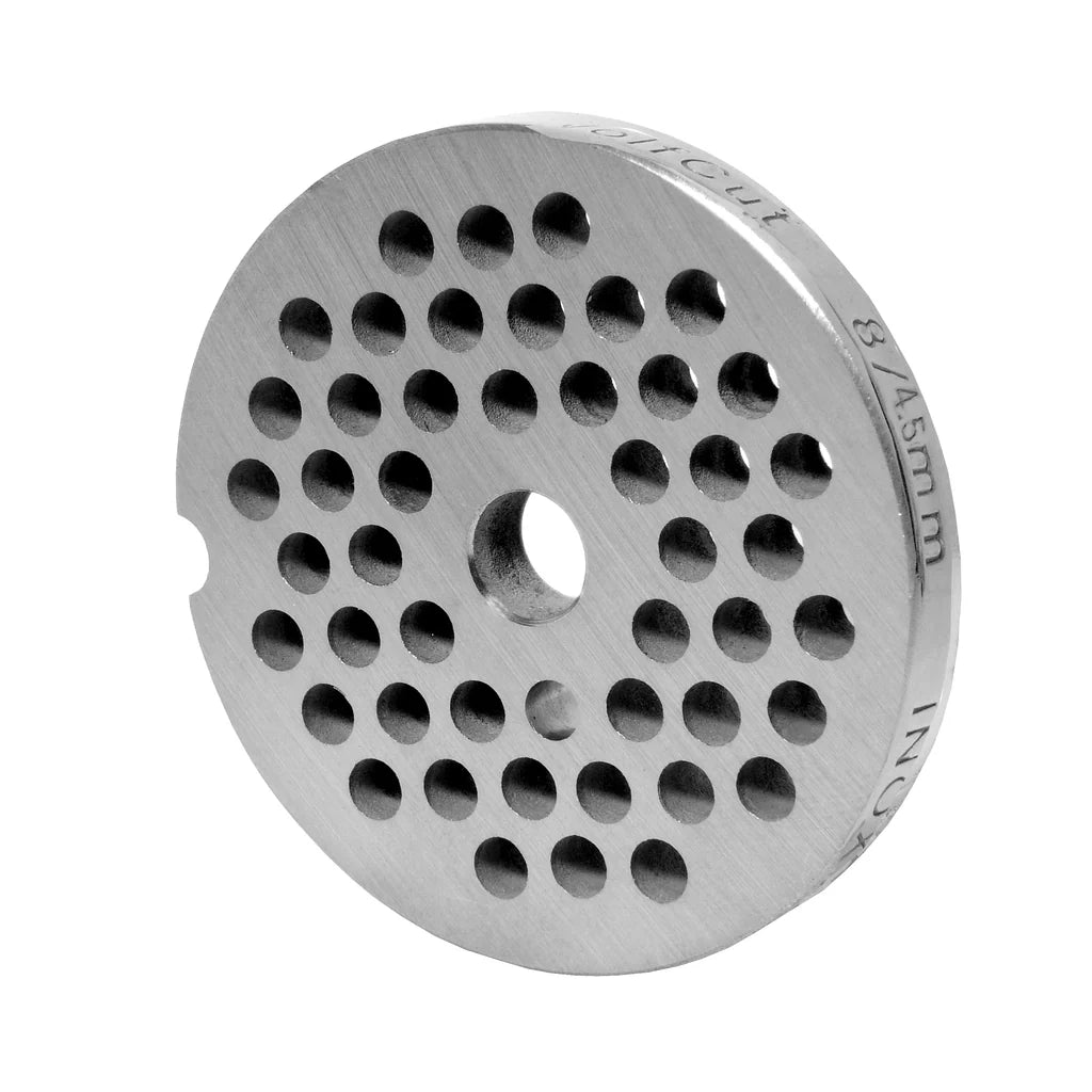 Stainless steel perforated disc size 8, various holes