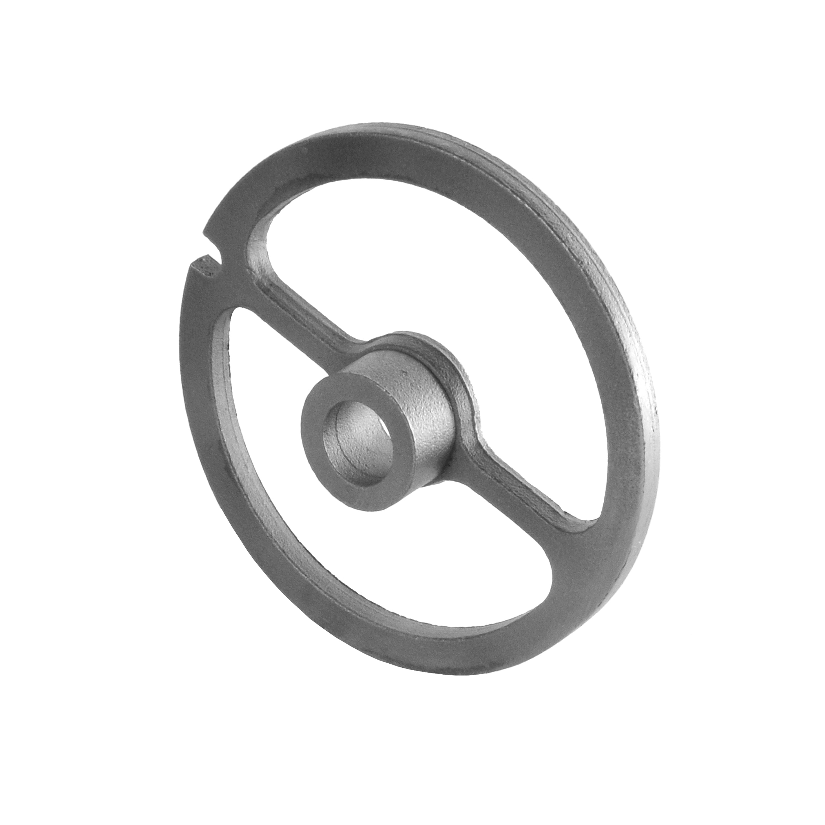Disque de guidage en inox taille 5 avec moyeu