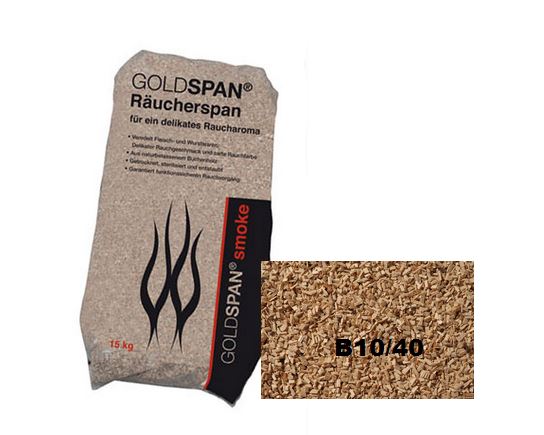 Copeaux de fumage Goldspan en hêtre 10/40