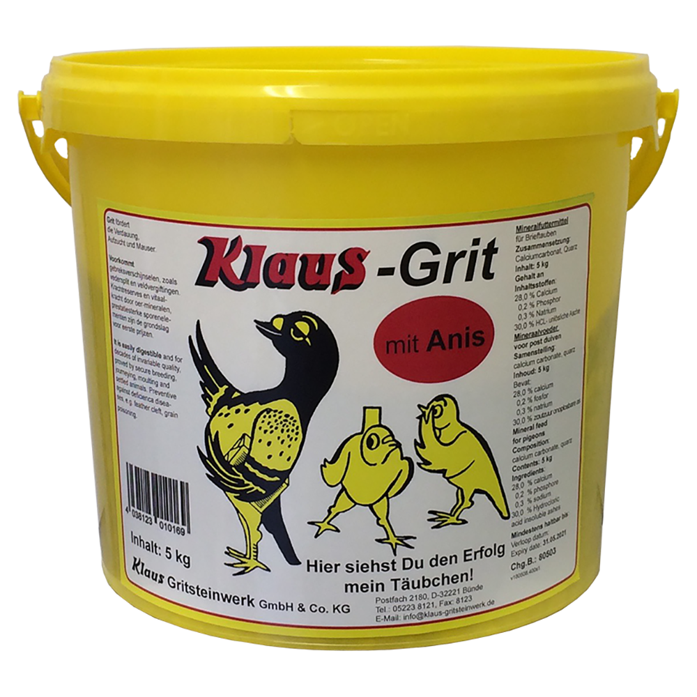 KLAUS Grit mit Anis 5kg