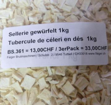 Sellerie gewürfelt / Tubercule de céleri en dés 1kg