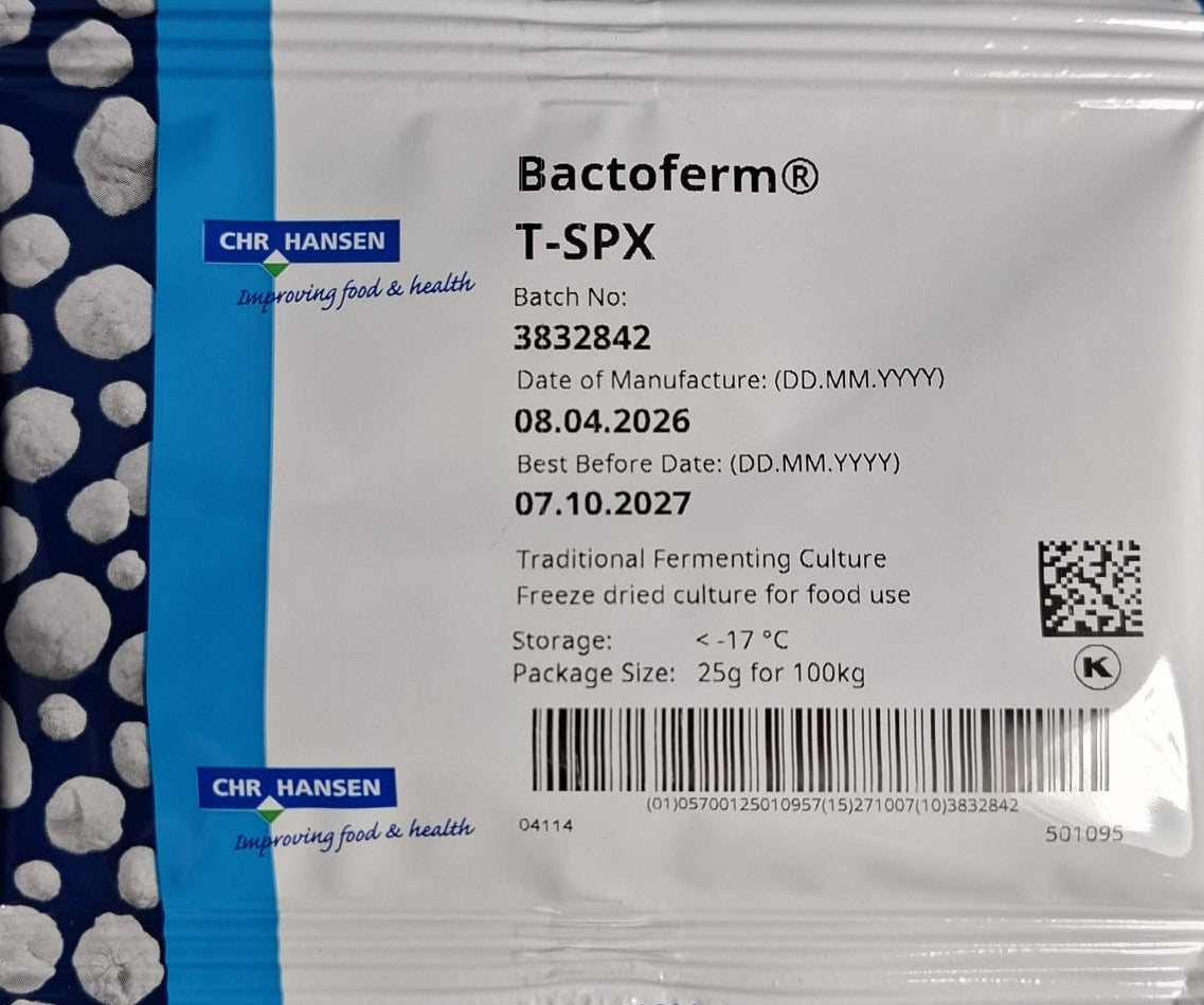 Ferments T-SPX – 25 g pour 100 kg de saucisson