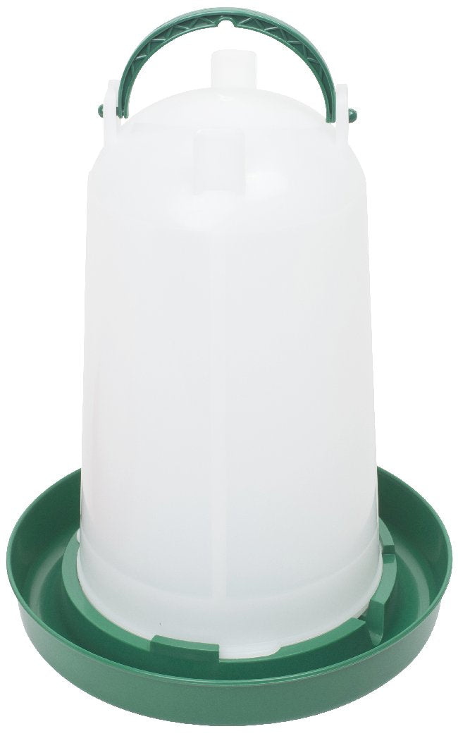 Abreuvoir en plastique avec fermeture à baïonnette et poignée de transport