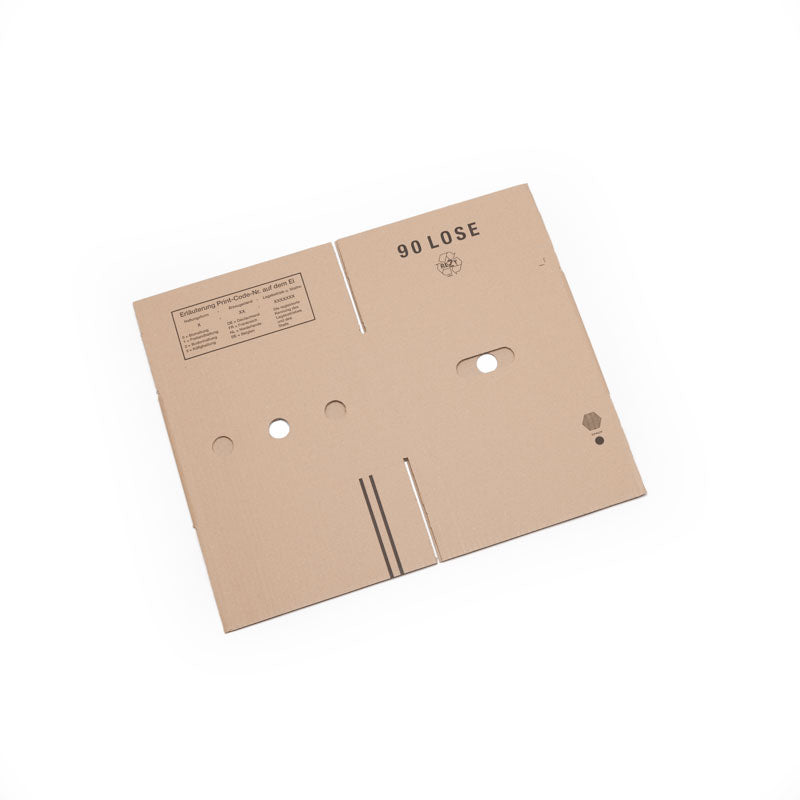 Eierkartons für 90 Eier lose auf Höckerlagen 80 Stück