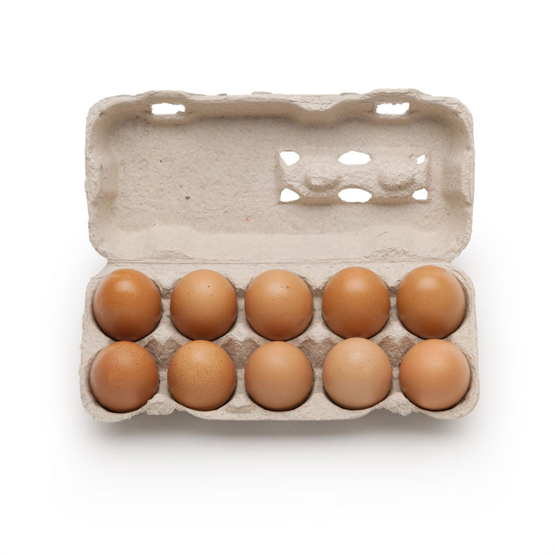 10er Eierschachteln für Hühnereier 85 Stück grau