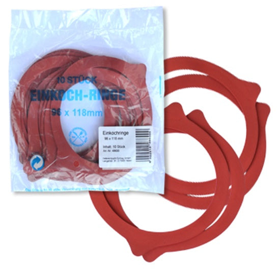 Einkochringe für Weckgläser