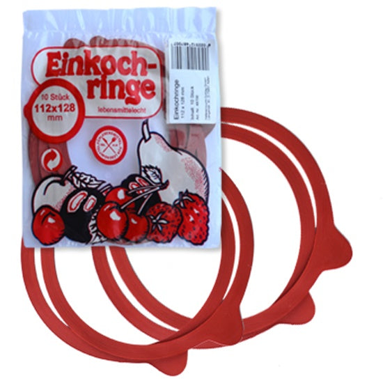 Einkochringe für Weckgläser
