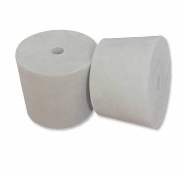 Bouchon en caoutchouc avec trou de 9 mm