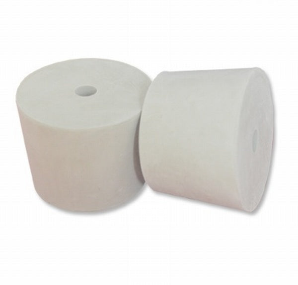 Bouchon en caoutchouc avec trou de 9 mm