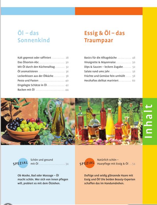 Vinaigre et huile - délicieux, épicé, fin