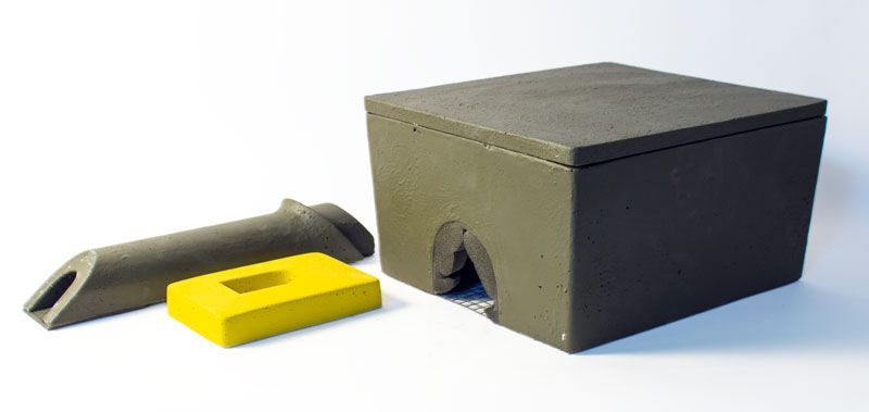 Hummelnistkasten unterirdisch