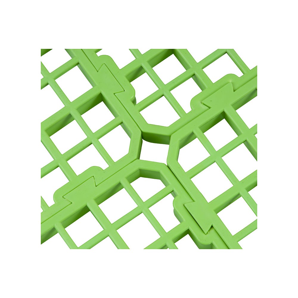 Grille en plastique verte 25x25cm