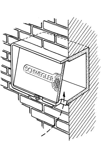 Mauersegler-Einbaukasten Nr. 16