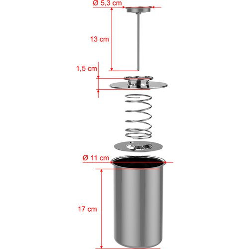 Kochschinkenform mit Thermometer 1,5kg