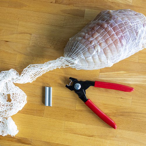 Pince à saucisses avec 60 clips