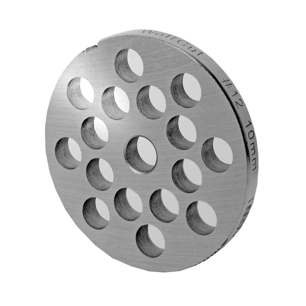 Stainless steel perforated disc size 10, various holes