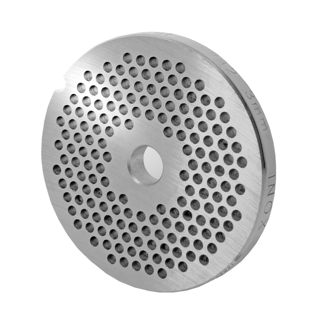 Stainless steel perforated disc size 10, various holes