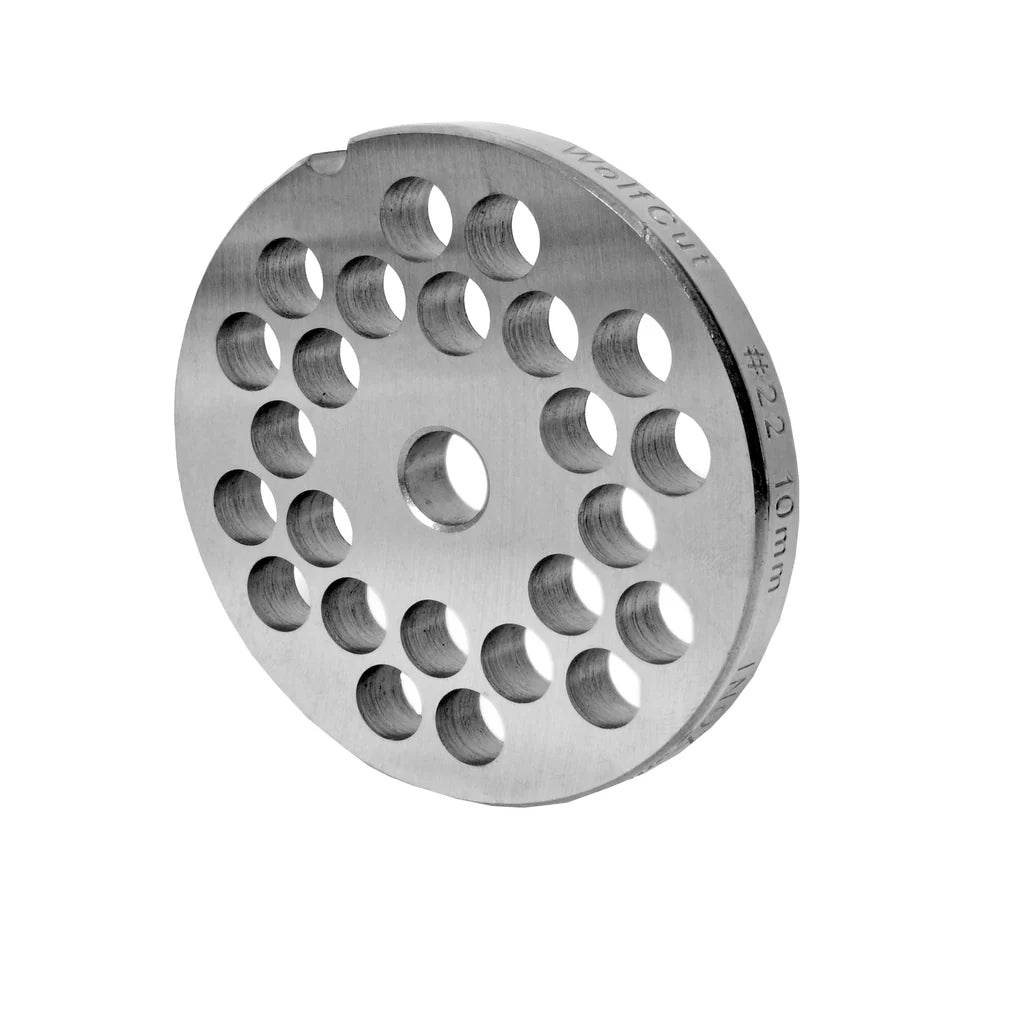 Stainless steel perforated disc size 22, various holes
