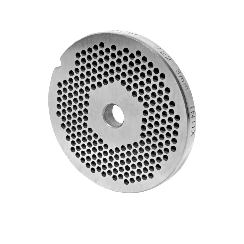 Stainless steel perforated disc size 22, various holes
