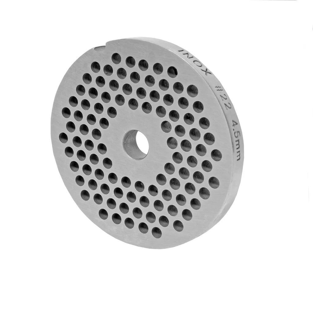 Stainless steel perforated disc size 22, various holes