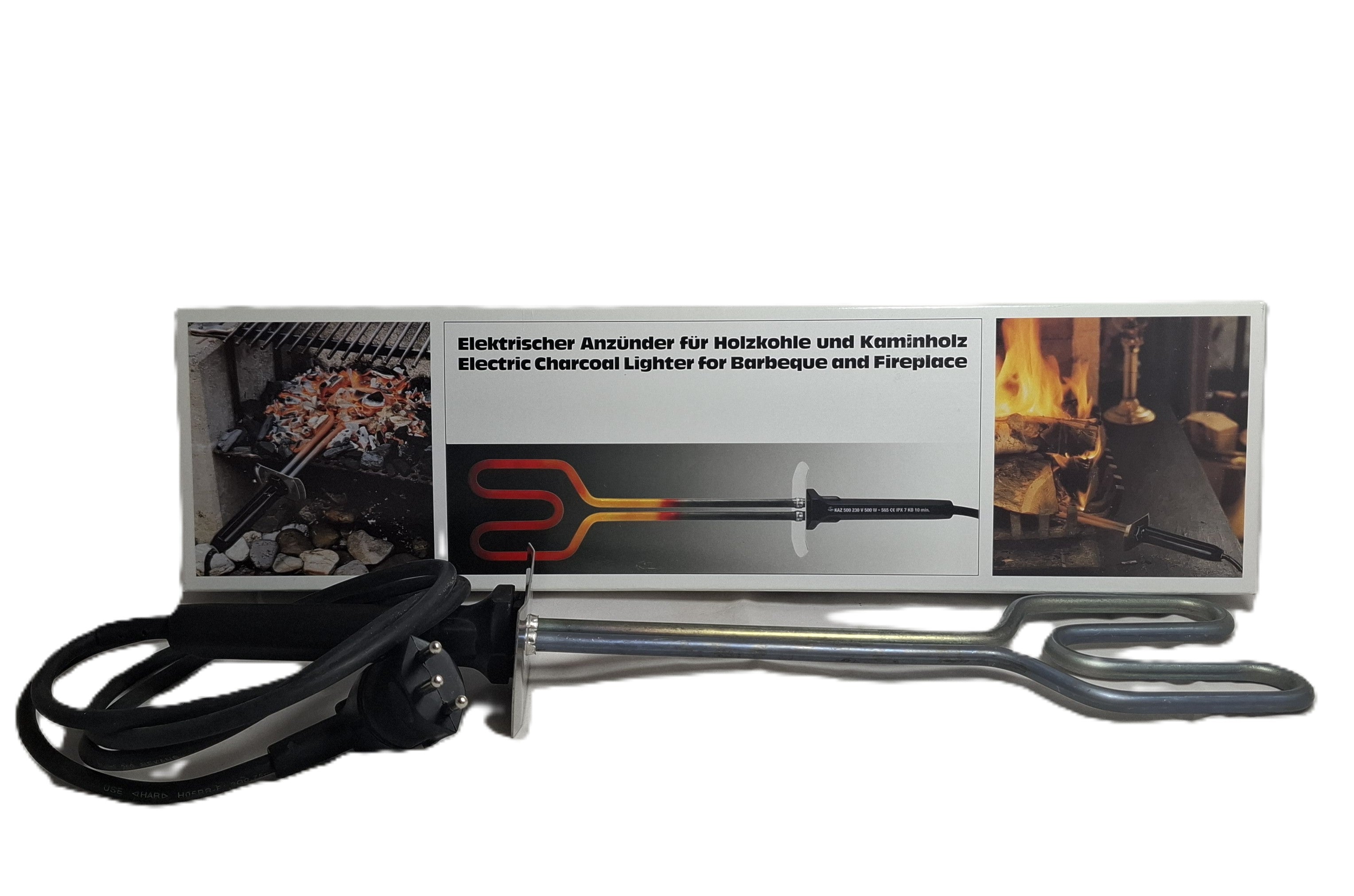 Elektrischer Anzünder für Holzkohle und Kaminholz