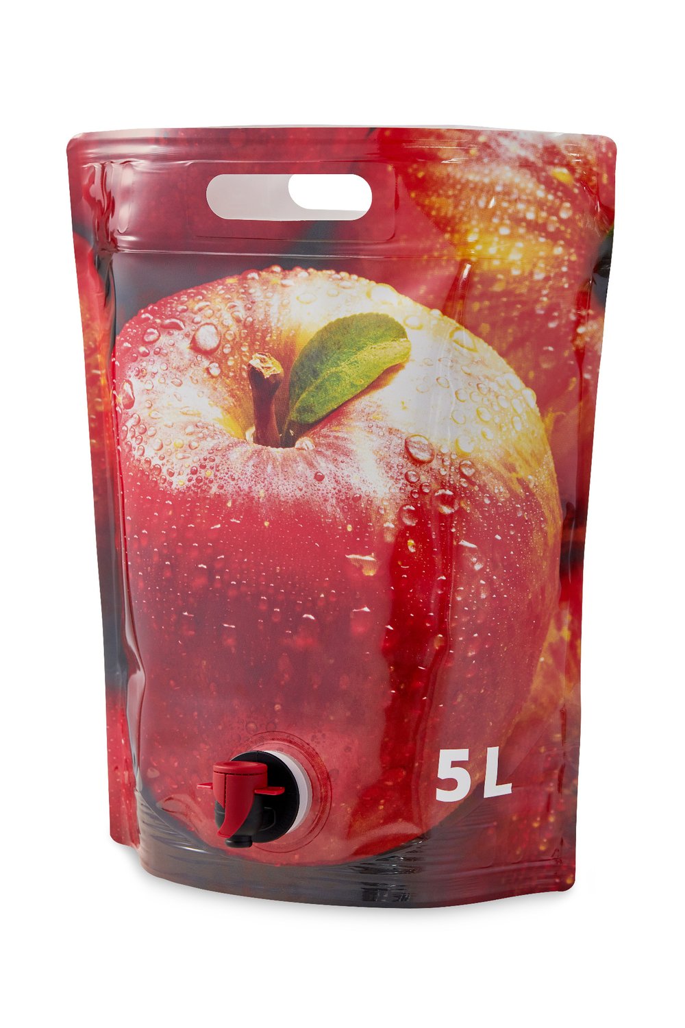 Standbodenbeutel Apfel 5,0l