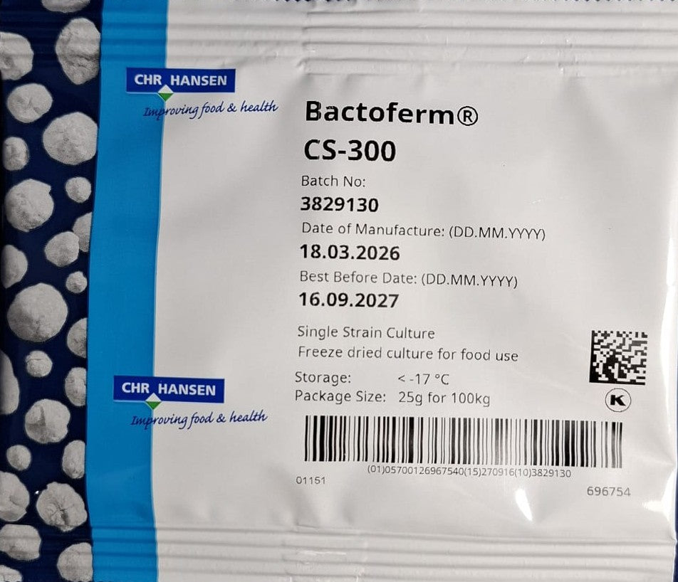 Starterkultur CS-300 – 25 g für 100 kg Fleischwaren