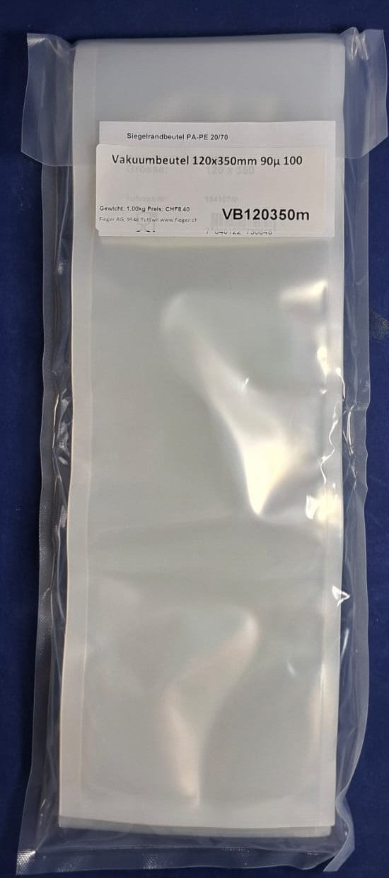 Vakuumbeutel  ab 100mm breite 90µ 100 Stück