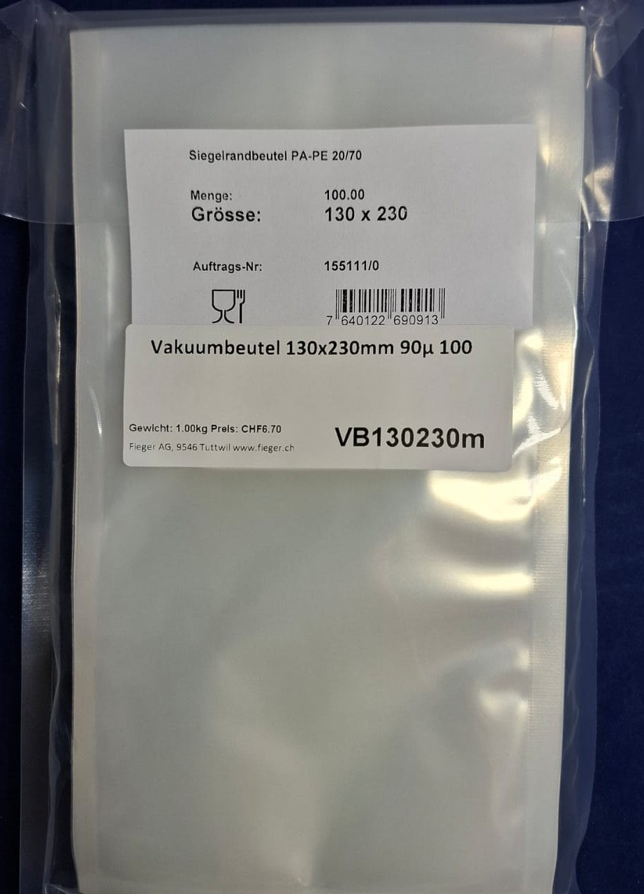 Vakuumbeutel  ab 100mm breite 90µ 100 Stück